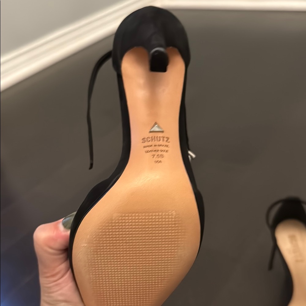 Schutz Black Women's Heels - Picture 6 of 6